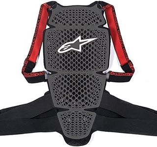 Alpinestars Nucleon Kr-Cell Men's Off-Road Motorcycle Back Protector - Smoke Black/Red/Small