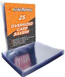 Card Saver Oversized, Pack of 25 Protectors, PSA Grading Card Sleeves, Card Holder 170 x 215 mm, Card Protector Sleeves Compatible with Pokemon Jumbo XXL Promo Cards, Card Protector for Trading Cards.