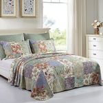 YAYIDAY Cotton Patchwork Bedspread 