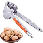 Heavy Duty Nutcracker Pecan Walnut Plier Opener Tool with Stainless Steel Silicone Handle, Kitchen Tool, for Walnuts, Funnel Walnut Pliers, Sturdy Nutcrackers Opener Tool Hazelnuts Or Other Nuts