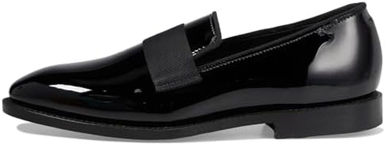 Allen Edmonds Men's James Dress Loafer Penny, Black Patent Leather, 13