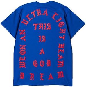 I Feel Like Pablo T-Shirt - Royal Blue Crew Neck, 100% Cotton, Soft Graphic Tee, Made in USA (US, Alpha, Medium, Regular, Regular, Royal)