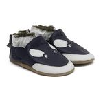 Robeez Navy Willie Soft Soles, Baby Boy, 0-6 Months