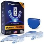 Mouth Guard 2 Sizes Pack of 4 for Teeth Grinding Clenching Bruxism Sports