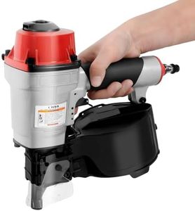 Cn55 Siding Nail Gun, Air Coil Siding Nailer with 2 Shooting Modes, 300-350PCS Nail Capacity, Cordless Siding Nailer for Wooden Furniture Siding Sheathing Fencing Roof Decking