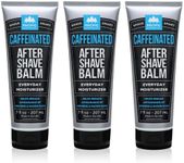 Pacific Shaving Company Caffeinated Aftershave, Men's Grooming Product - Antioxidant Daily Face Lotion + After Shave - Soothing Aloe & Spearmint Post Shave Balm for Sensitive Skin (7 Fl Oz, 3 Pack)