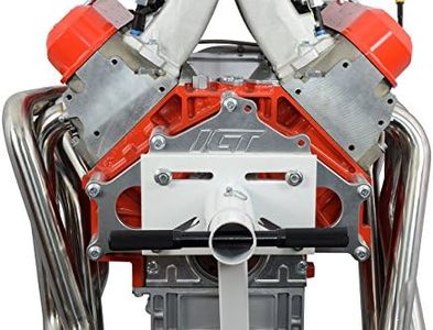 ICT Billet Engine Safe Stand Adapter Plate Chevy LS1 Duramax BBC SBC LS Heavy Duty Support 551897