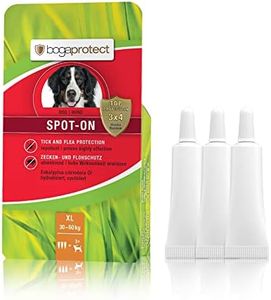 bogaprotect Spot ON Hund Floh Zeckenmittel für Hunde Natürlicher Zeckenschutz für Hunde UBO0354 Vorrat für 12 Wochen XL (30-50 kg)