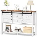 SYESWAY Entryway Table with Sliding