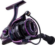 Abu Garcia Revo Ike Spinning Reel - Lightweight Purple Spin Reel with 10 Bearings , Drop Shot Keeper - For Freshwater Fishing - Pike, Perch, Zander, Trout