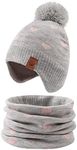 Zsedrut Kids Winter Knitted Hat Sca