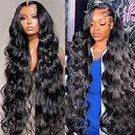 AUOCATTAIL Long Wavy Lace Front Wig