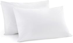 Bedsure Pillow Protectors, Waterproof Pillow Protectors with Zipper Standard Size, Polyester Soft Pillow Covers, Set of 4, 20" x 26"