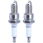 2pcs Spark Plug, F7tc Generator Spark Replacement High Temperature Resistant, Used For Generators, Tractors, Off-Road Vehicles, Karts