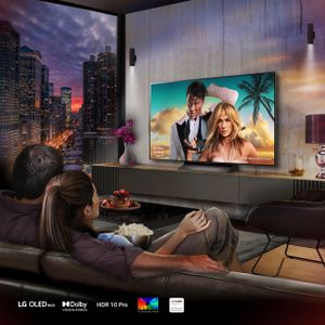 LG 55" OLED 4K Smart TV – Ultra HD HDR, ThinQ AI