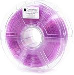 Cookiecad Purple Star Stuff Translucent Purple Glitter PLA 3D Printer Filament 1.75mm 1kg