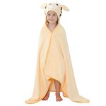 COOKY.D Baby Bath Towels with Hood Ultra Soft Large Animal Baby Blanket for Boy and Girls, Perfect, 135x80cm, 0-9 Years, Giraffe