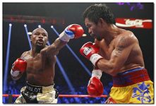 Tomorrow sunny Manny Pacquiao VS Floyd Mayweather Boxer Boxing Art Silk Poster 24x36 inch