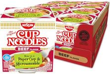 Nissin Cup Noodles Soup, Beef Flavo