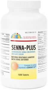 GeriCare Senna Plus Laxative Tablets, 50 mg / 8.6 mg Strength Docusate Sodium / Sennosides (1000 Tablets)