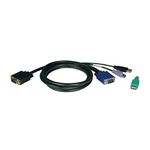Tripp LTE P780-015 15-Feet PS2 and USB (2-in-1) KVM Kit for B042-Series KVM Switches