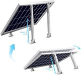 2 Sets Solar Panel Mounting Brackets, Adjustable Solar Panel Tilt Mount Mounting Rack Bracket Support 50W 100W 150W 200W 300W Solar Panels for RV, Roof, Boat, Yacht, Off-Grid Systems Any Flat Surface