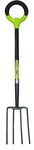Radius Garden 25302 Pro-Lite Ergonomic Carbon Steel Digging Fork, Green