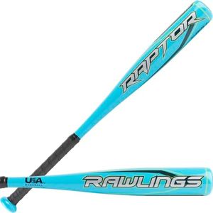 Rawlings | RAPTOR T-Ball Bat | USA | -12 | Neon Blue | 24 inch