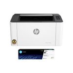 HP Laser 1008a Printer, Single Function, Print, Hi-Speed USB 2.0, Up to 21 ppm, 150-sheet Input Tray, 100-sheet Output Tray, 10,000-page Duty Cycle, 1-Year Warranty, Black and White, 714Z8A