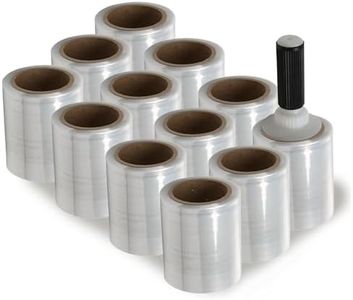 5" x 1000' (12) ROLLS HAND STRETCH SHRINK WRAP 12 Rolls/cs by The Boxery