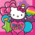 American Greetings Hello Kitty Lunch Napkins, 16 Count, Party Supplies Novelty, Multicolor