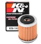 K&N Powersports Oil Filter - Cartridge 38x47mm compatible with Yamaha, TM (KN-142)