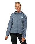 DANISH ENDURANCE Windbreaker Jacket, Reflective Details, Windproof, for Women, Sea Blue, M