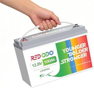 Redodo 12V 100Ah LiFePO4 Battery, 12 Volt lithium batteries with 100A BMS, Group 31 Deep Cycle Battery Replacement of Agms, 4000+ Cycles, Great for RV, Trolling Motor, Marine, Solar Systems