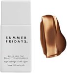 Summer Fridays Sheer Skin Tint - Tinted Moisturizer with Hyaluronic Acid - Helps Diminish Uneven Skin Tone - Sheer to Light Coverage - Shade 8 - Medium Deep with Neutral Warm Undertones (1 Fl Oz)