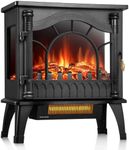 Electactic 22 inch Electric Fireplace Stove, 5100 BTU, Dual Heat
