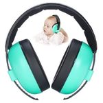 CLOSAL® Baby Ear Protection Noise Cancelling HeadPhones, Kids Noise Reduction Hearing Protection Earmuffs for 0-3 Years Babies, Soft Hearing Protection Earmuffs for Sleep Travel (Mint Green)