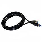 HQRP 3m USB 3.0 Type A-Male to B-Male (M/M) Cable for ZWO USB3.0 Camera plus HQRP Coaster