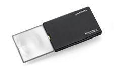 ESCHENBACH 1521-10 Portable Low Profile Lighted Loupe, Easy Pocket, Black, 3X, Made in Germany