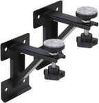 A-KARCK Undermount Sink Brackets for Narrow Cabinet, Sink Repair Kit with Black Coating Prevent Rust, 13 GA Steel Effectively Share Sink Weight(2 PCS)