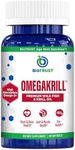BioTrust OmegaKrill EPA & DHA Omega 3 Supplement, Fish and Krill Oil to Provide Support for Joint, Heart, Brain, Eye and Skin (30 Servings)