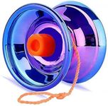 Yoyo Yo-yo's Metal Toy for Kids|Multicolor or in Random Print|-Pack of 1