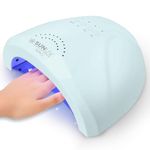 UV LED Nail Lamp, SUNUV Gel Nail Light for Nail Polish UV Dryer with 3 Timers SUNone (Baby Blue)