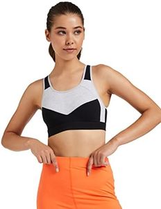 Van Heusen Proactive Women Racerback Sports Bra - Cotton Elastane - Anti Bacterial, Wireless, Padded_44004_Black_M
