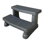 Happy Hot Tub Essential Steps Warm Grey Durable Hot Tub Spa Steps