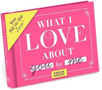 Knock Knock What I Love about You Book Fill in the Love Fill-in-the-Blank Gift Journal, 4.5 x 3.25-Inches