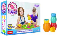 Giggles 3+ Years - Tea Party Set & - Stacking Barrels, Multicolour