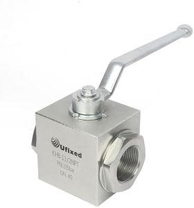Ufixed 1-1/2" High Pressure Hydraulic Ball Valve Pressure Washer Ball Valve 4500 Psi 1-1/2 Inch NPT Dn10 Ball Valve With Handle Replacement