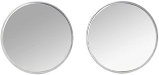 Summit RV-16P Circular Blind Spot Mirror (pack of two mirrors) Convex Mirror, Stick On Blindspot Mirror