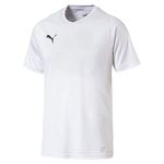 Puma Men's LIGA Jersey Core White Black, Medium